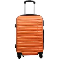 Borg Living Kabinekuffert - Hardcase - Orange håndbagage kuffert tilbud