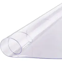 Vevor Plastikborddug, 42 x 42 tommer 2,0 mm tyk klar bordbeskytter, rund PVC-skrivebordsmåtte, vandtæt og nem rengøringsvenlig skrivebordsmåtte, til kontorkommode, spisebord, natbord