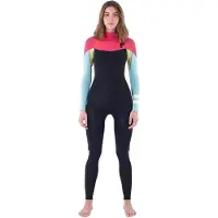 Hurley Advant 3/2 Mm Dame Våddragt I Neopren Med Lynlås I Brystet Og Lange ærmer