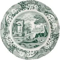 Spode Heritage Green Italian tallerken Grøn, Ø27 cm