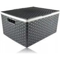 Usorteret Kurv med RATTAN-betræk 41X34X20