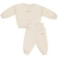 Nike Sweatsæt - Sweatshirt/Sweatpants - Pale Ivory Heather - - 6 mdr - Sweatsæt