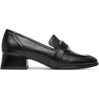 Caprice Slipper, black, made of Leather with Block heel, Size 37