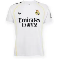 Real Madrid 25/26 Mbappe Hjem Junior T-shirt Med Korte ærmer