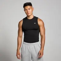 Myprotein MP Tempo Pillar Graphic Seamless Tank til mænd – Sort - XL