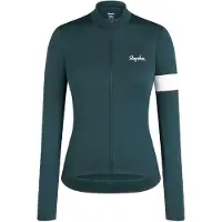 Rapha Core langærmet termocykeltrøje til kvinder - Dark Green - L - Cykeltilbehør