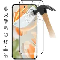 Mtp Products Xiaomi 17 Skærmbeskyttelse Hærdet Glas - Full Fit - 9H - Sort kant