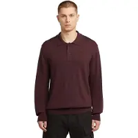 G-Star Premium Core Dunda Polo Knit - Red - Men