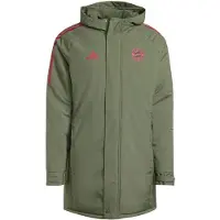 Adidas Bayern München Jakke Tiro 25 EU Parka - Grøn - , størrelse Large