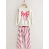 Next Nattøj pink / rød / naturhvid