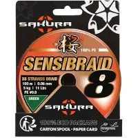 Sakura Sensibraid 8 Flettet Fiskesnøre 150 M