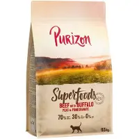 Purizon Superfoods Okse med bøffel, ærter og granatæble - Økonomipakke: 2 x 6,5 kg