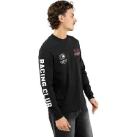 Tommy Hilfiger Bluser & t-shirts 'MODERN ATHLEISURE' rød / sort / hvid