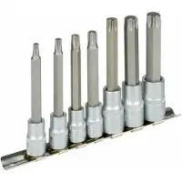 JBM Set Of 7 3/8´´ And 1/2´´ S Torx-bit