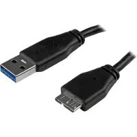 StarTech.com Slim SuperSpeed USB 3.0 A to Micro B Cable