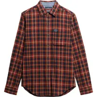 Superdry Superdrytil mænd. M4011047A Skovhugger-skjorte rød (S), Casual, Bomuld, Lange ærmer