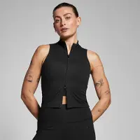 MP Tempo Zip Through Vest til kvinder – Sort - L