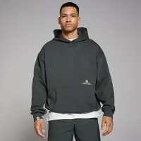Myprotein MP Lifestyle Oversized Hoodie − Washed Black - XXS-XS