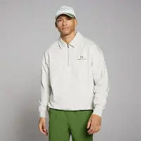 Myprotein MP Lifestyle Collared 1/4 Zip til mænd – Light Grey Marl - XS