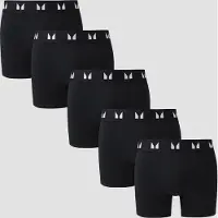 Myprotein MP Boxers til mænd (pakke med 5) – Sort - M