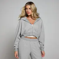 Myprotein MP Soft Touch Zip Through Hoodie til kvinder – Grey Marl - XS