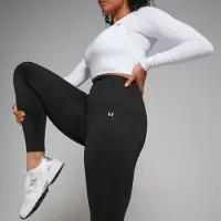 MP Myprotein Women's Shape Seamless Cross Strap Sports Bra & Leggings Bundle - Black - XS - L