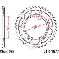 JT Sprockets 525 Jtr1877.41 Steel Bagtandhjul