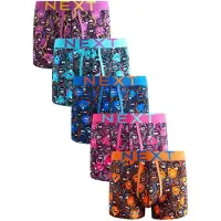 Next Boksershorts blå / orkidee / mørkeorange / lys pink