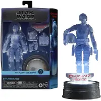 Star Wars The Black Series - Holocomm Collection - Bo -Katan Kryze - 6 " Samlibelig handlingsfigur med holografisk disco, der lyser op - Alder 4