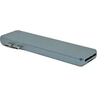 ProXtend 8in1 MultiHub - Dockingstation - USB-C 3.2 Gen 1 x 2 - HDMI - 1GbE - for Apple MacBook Pro (Midt 2017, Midt 2018, Midt 2019, Sent 2016)