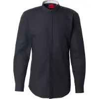 HUGO Slim fit skjorte i strygelet bomuldspoplin