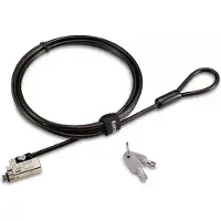 Kensington Slim NanoSaver 2.0 Keyed Laptop Lock - Sikkerhedskabelslås - 1.8 m