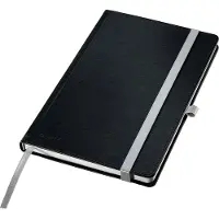 Leitz Style notesbog A5 linjeret med hardcover, sort