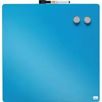 Nobo mini magnetisk whiteboard farvet kvadrat 360mmx360mm Blå