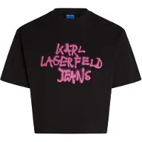 Karl lagerfeld JEANS Shirts fuchsia / sort