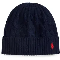 Ralph Lauren Polo Ralph Laurentil kvinder. 455981442008 Marineblå hue i uld og kashmir (OSFA), Casual, Bomuld