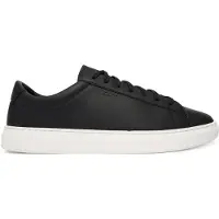 BOSS Sneakers i læder med kopsål og signature-stripe-stikninger