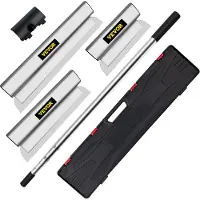 Vevor Gipsplade Skimming Blade Kitty Knife Combo 10/16/24 tommer Spartelværktøj m/ Håndtag