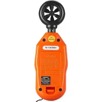Vevor Håndholdt Anemometer, 14℉-113℉, Digital Vindhastighedsmåler med LED-baggrundsbelyst skærm, Måler Vindhastighed, Vindtemperatur, Luftstrøm, Vindafkøling, Til Sejlads, Surfing, Drone, Flyvning, HV