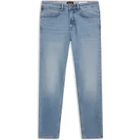 BOSS Jeans med tapered fit i blå denim med ekstra stræk