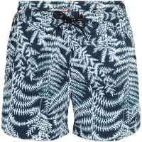 HUGO Badeshorts 'CALALA' navy / pastelblå / hvid
