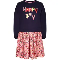Happy girls Kjole navy / blandingsfarvet