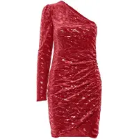 Pieces Pcmable Glitter Kort Kjole