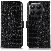 Mtp Products Xiaomi 15T Pro Crocodile Series Læderpung med RFID - Sort