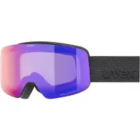 Uvex pwdr FM, skibriller, junior, sort