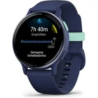 Garmin vívoactive 5 - Marine - smart ur med bånd - silikone - håndledsstørrelse: 125-190 mm - display 1.2 - 4 GB - Bluetooth, ANT+, Wi-Fi - 26 g