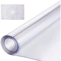 Vevor Plastikborddug, 24 x 96 tommer 1,5 mm tyk klar bordbeskytter, rektangulær PVC-skrivebordsmåtte, vandtæt og nem rengøringsvenlig skrivebordsmåtte, til kontorkommode, spisebord, natbord