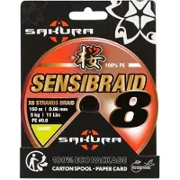 Sakura Sensibraid 8 Flettet Fiskesnøre 150 M