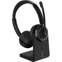 Deltaco HL-100, Trådløs, Opkald/musik, 20 - 20000 Hz, 400 g, Headset, Sort