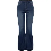Noisy May Rooxy Slim Flared Højtaljede Jeans